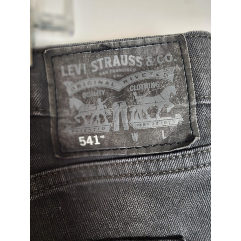 Levi‎ Strauss 541 Athletic Fit Dark Wash Mens Jeans Size 44x30 - Picture 7 of 11